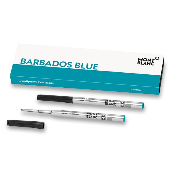 Náplň Montblanc do kuličkového pera M, 2 ks, Barbados Blue