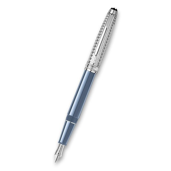 Montblanc Meisterstück 145 Glacier Doué plnicí pero, hrot F