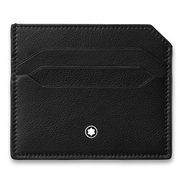 Pouzdro na kreditní karty Montblanc Meisterstück Soft 6 cc, černé