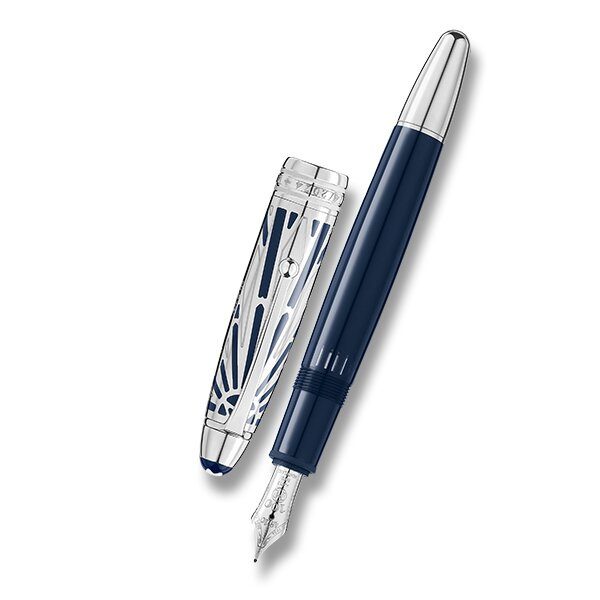 Montblanc Meisterstück LeGrand 146 The Origin Doue Blue plnicí pero, hrot F