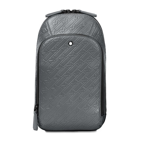 Crossbody taška Montblanc M_Gram 4810 šedá