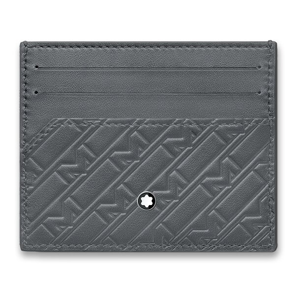 Pouzdro na kreditní karty Montblanc M_Gram 4810 6 cc, šedé