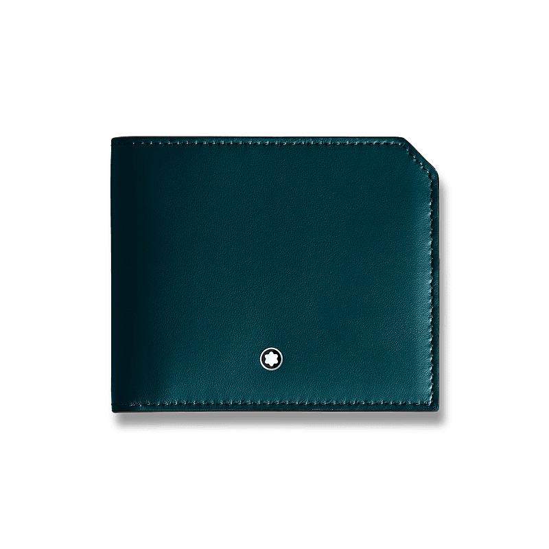 Peněženka Montblanc Meisterstück Soft 6 cc, modrá