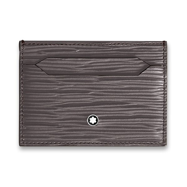 Pouzdro na kreditní karty Montblanc Meisterstück 4810 5 cc, šedé
