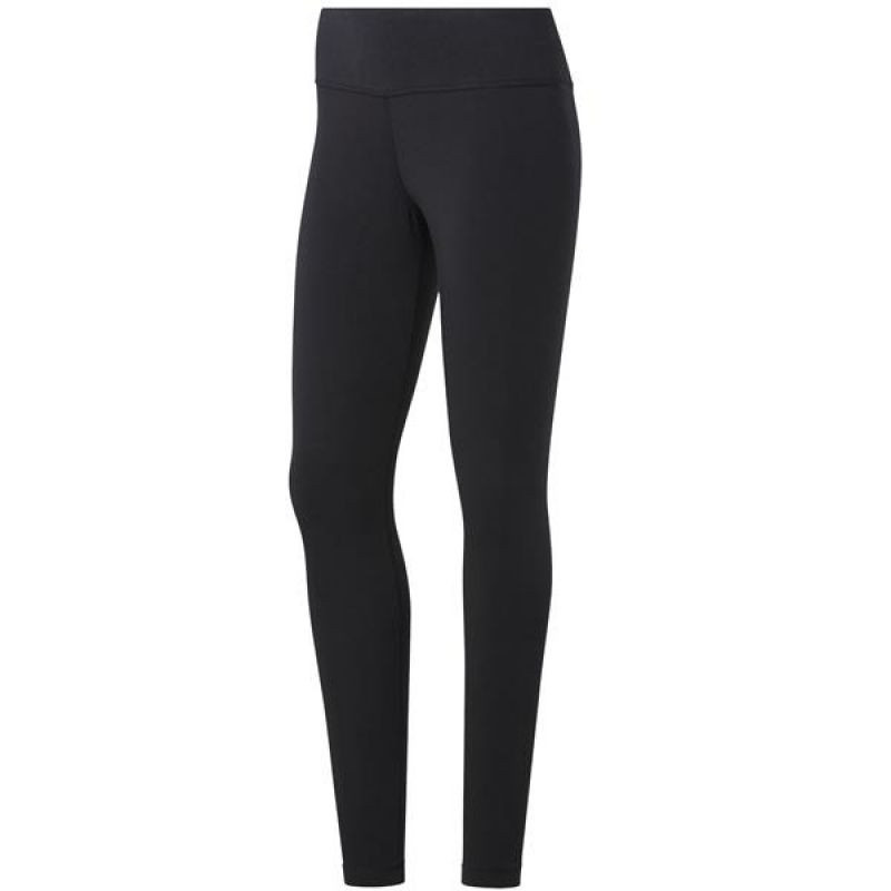 Dámské sportovní legíny Reebok TE COTTON LEGGING s vysokým pasem černé (FK6664) xs