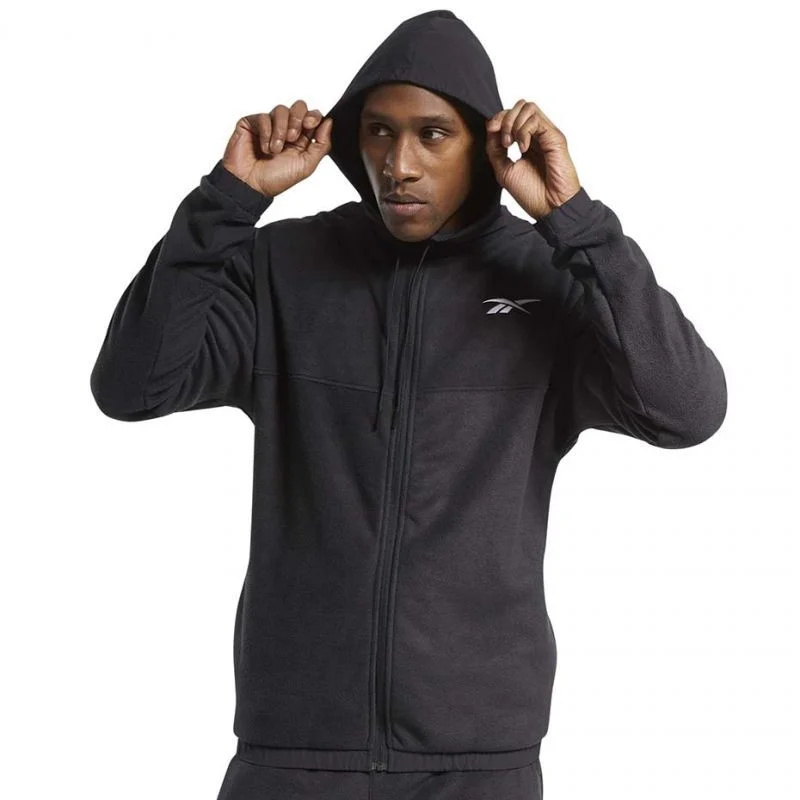 Pánské tričko Workout Ready Fleece Full Zip M FS8450 - Reebok S