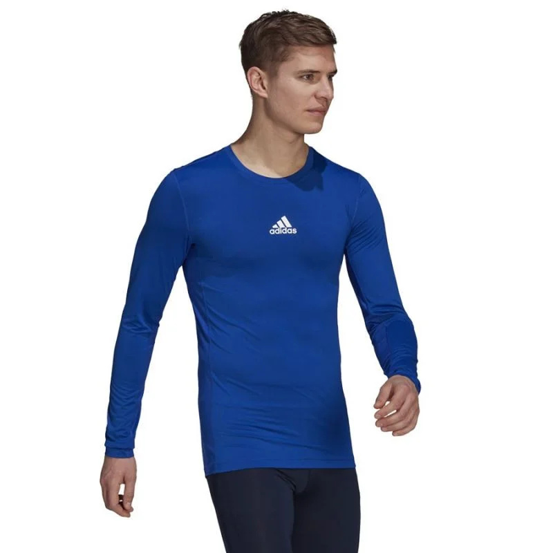 Pánské fotbalové tričko Techfit LS M GU7335 - Adidas S