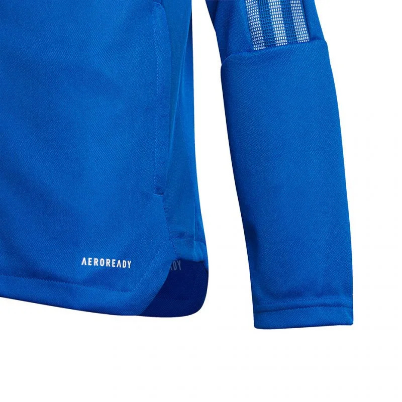 Dětská fotbalová mikina Tiro 21 Track GM7315 modrá - Adidas  176CM