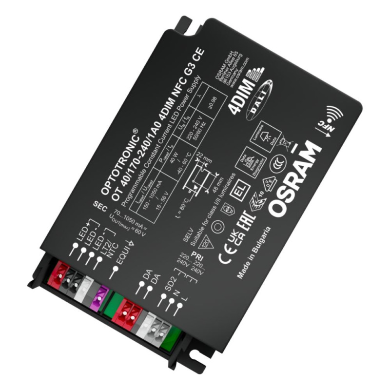 LED driver OSRAM OT 40/170-240/1A0 4DIM NFC G3CEUNV1
