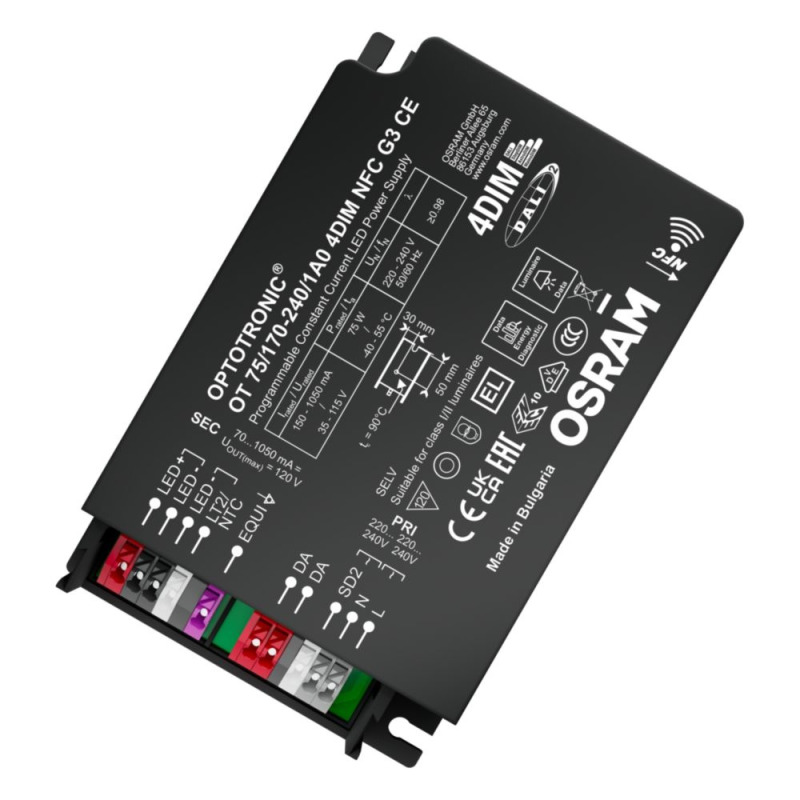 LED driver OSRAM OT 75/170-240/1A0 4DIM NFC G3CEUNV1