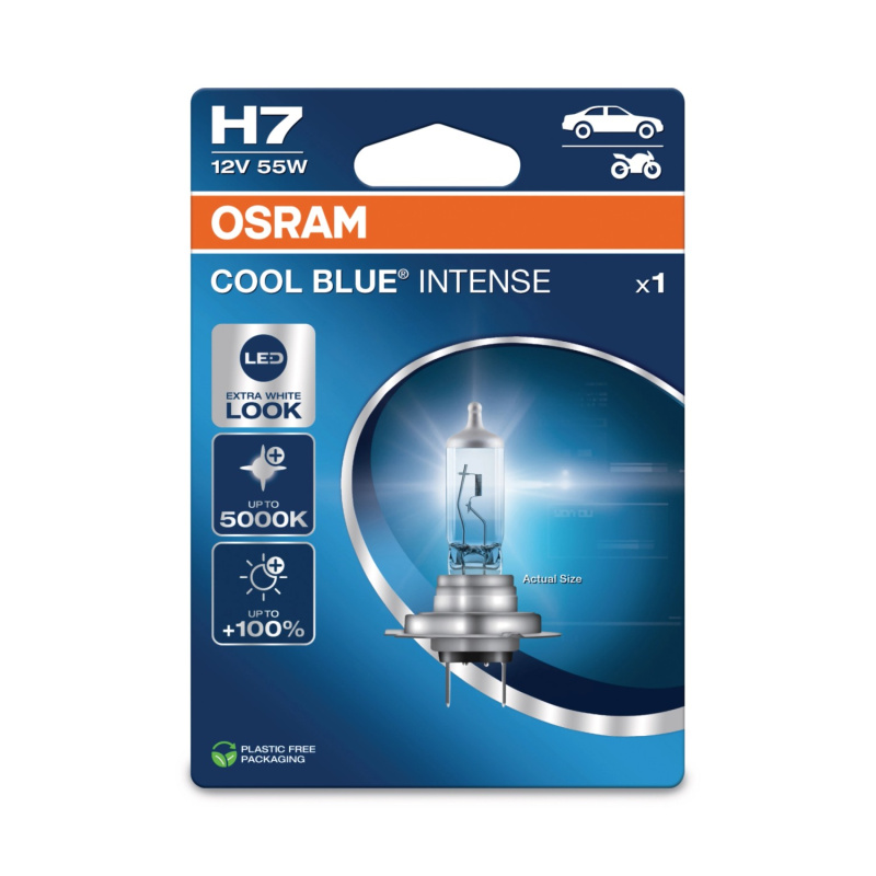 OSRAM Autožárovka Cool Blue Intense (Next Gen) H7, 55W, 12V, 1 ks (BLI ECO)