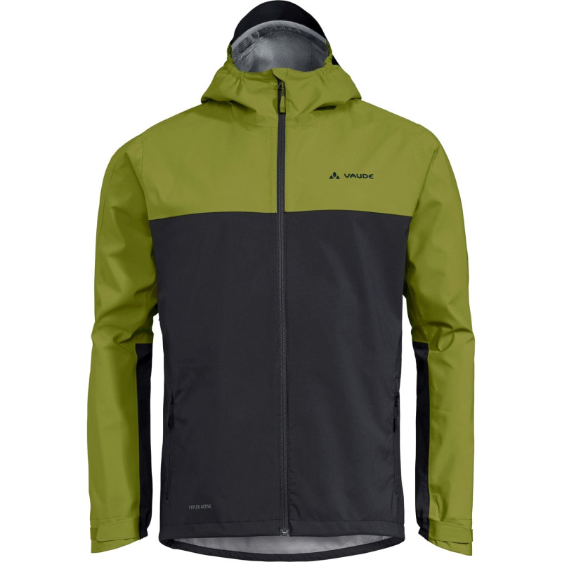 Vaude Men's Moab Rain Jacket, pláštěnka, pánské, zelená