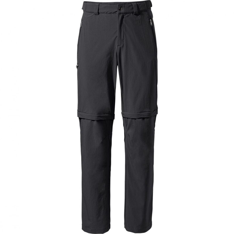 Vaude Men's Farley Stretch T-Zip Pants III, turistické kalhoty, pánské, černá