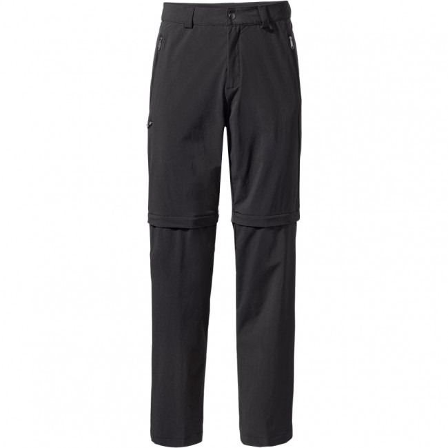 Vaude Men's Farley Stretch ZO Pants II, turistické kalhoty, pánské, černá