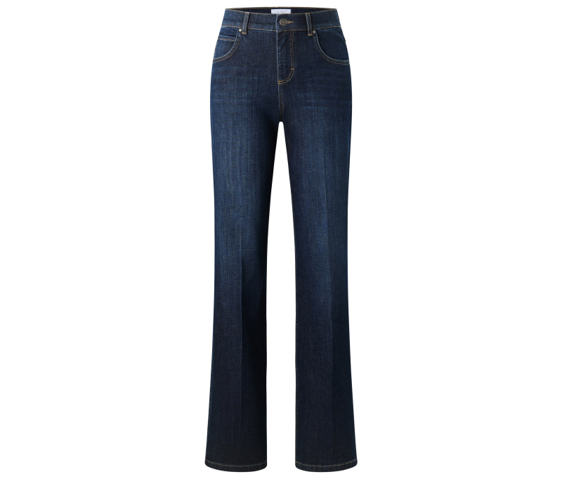 Džíny Angels »Lara« straight fit, dark blue