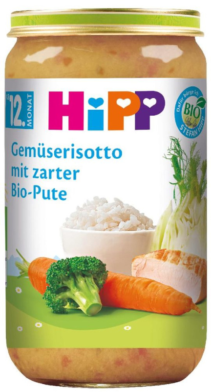 Hipp BIO Zeleninové rizoto s krůtím masem 250 g