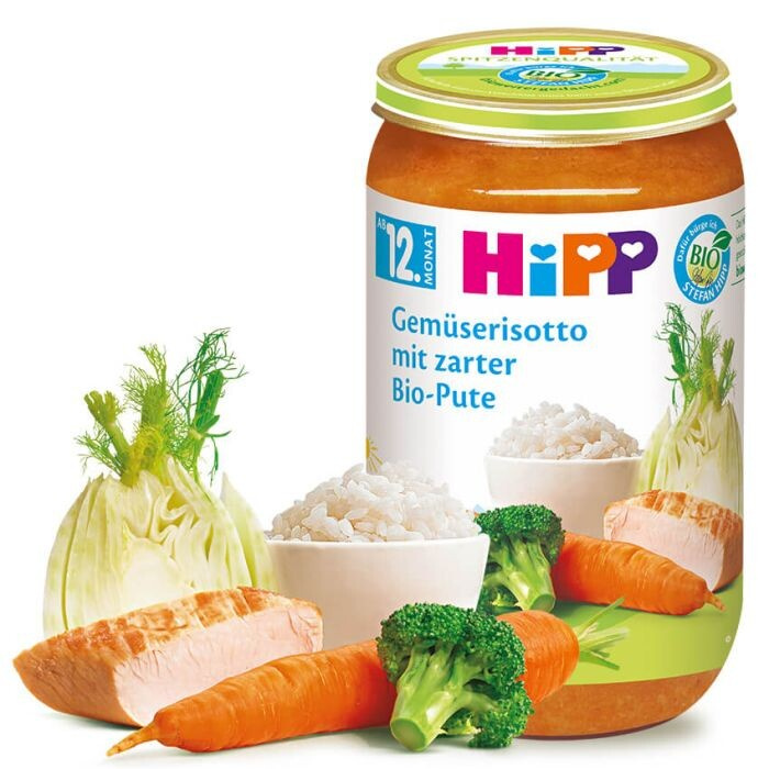 Hipp BIO Zeleninové rizoto s krůtím masem 250 g