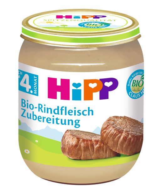 HIPP Hovězí maso BIO 125 g