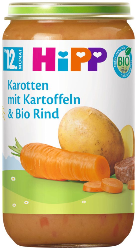 Hipp BIO Zeleninová směs s hovězím masem 250 g