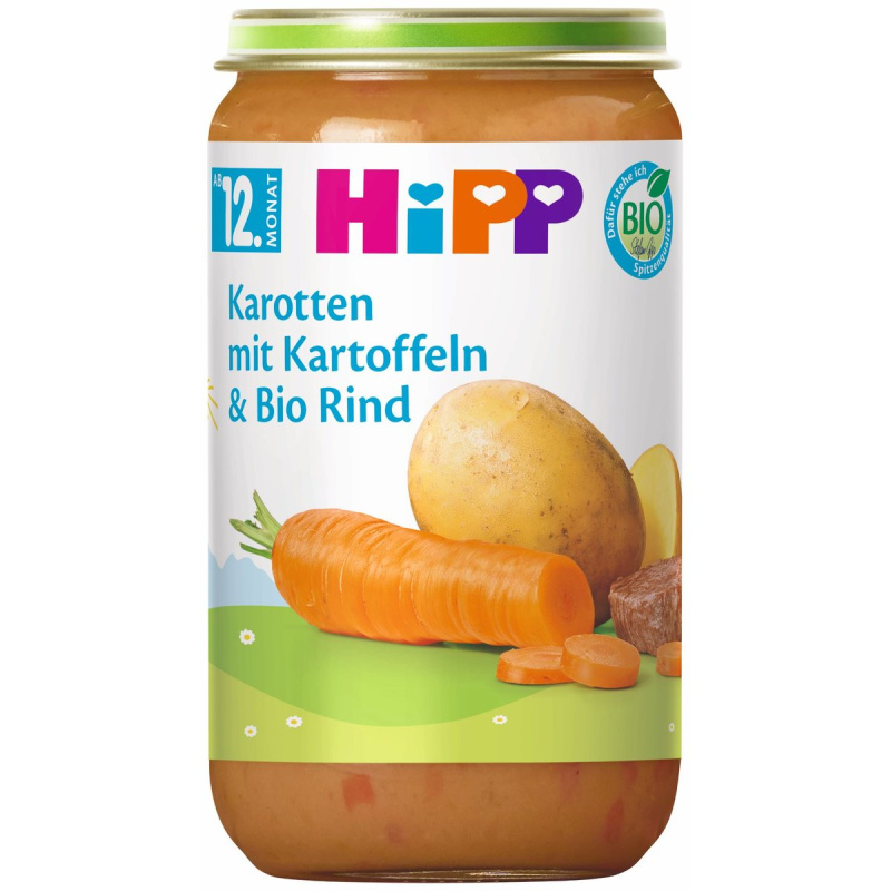 HiPP BIO Zeleninová směs s hovězím masem