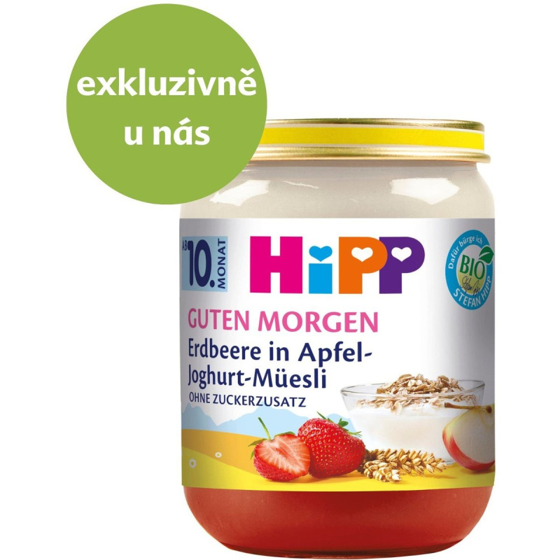 HiPP BIO Müsli s jablkem, jahodami, jogurtem