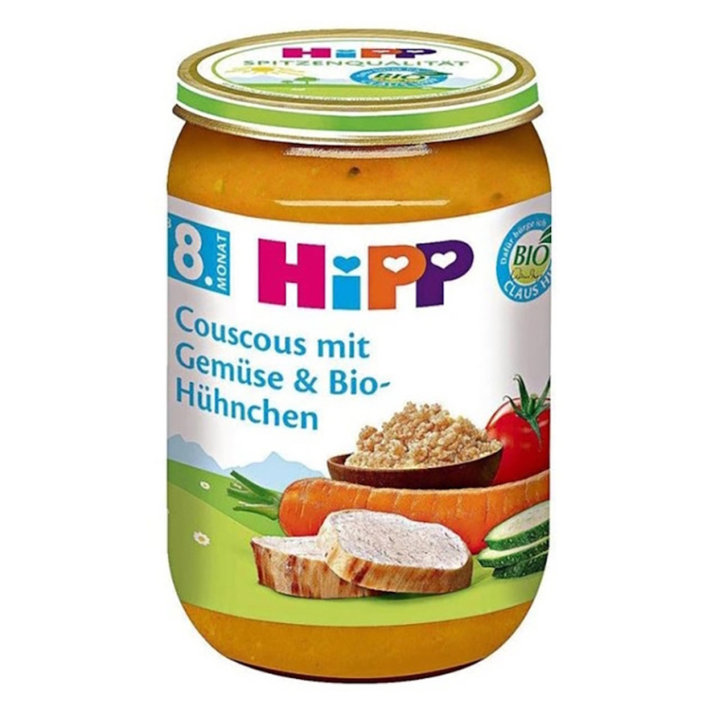 HIPP Kuskus se zeleninou a kuřecím masem BIO 220 g
