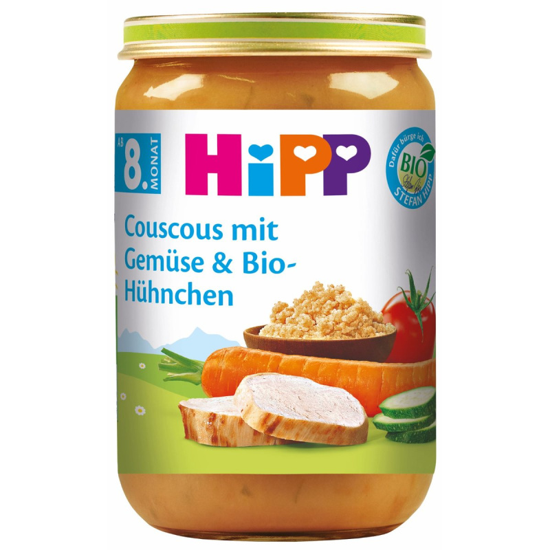 HiPP BIO Kuskus se zeleninou a kuřecím masem