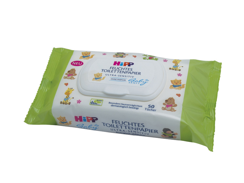 Hipp Babysanft Ultra Sensitive vlhčený toaletní papír 50 ks