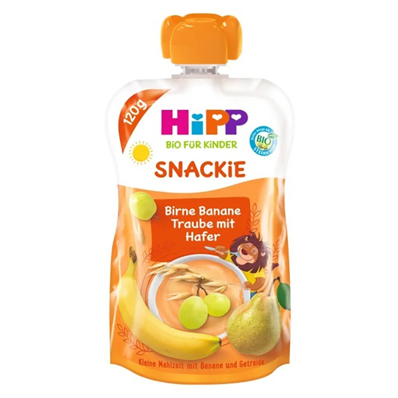 HIPP Sport hruška banán bíle hrozno a oves 120 g