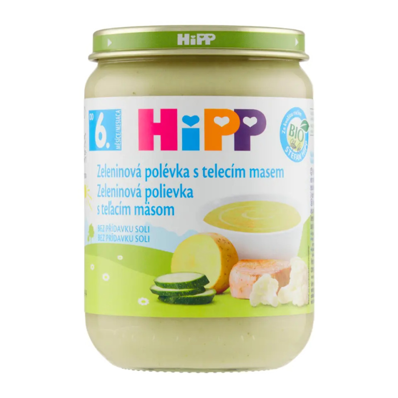 HIPP Polévka zeleninová s telecím BIO 190 g