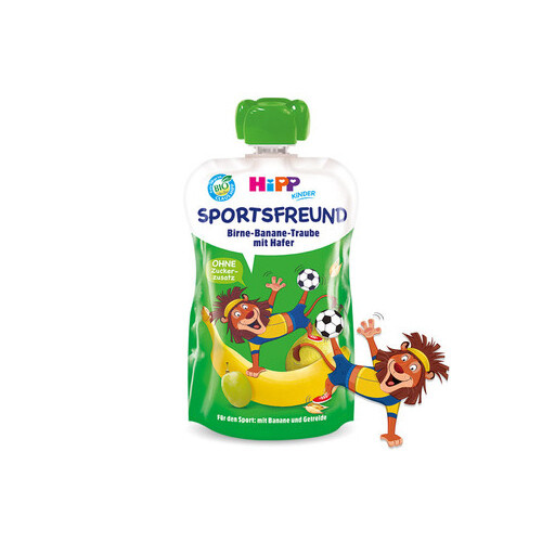 HiPP BIO Snackie Hruška-Banán-Bíle hrozno-Oves