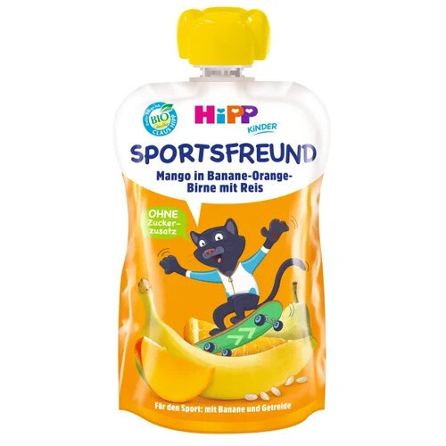 HIPP Sport hruška pomeranč mango banán rýže BIO 120 g