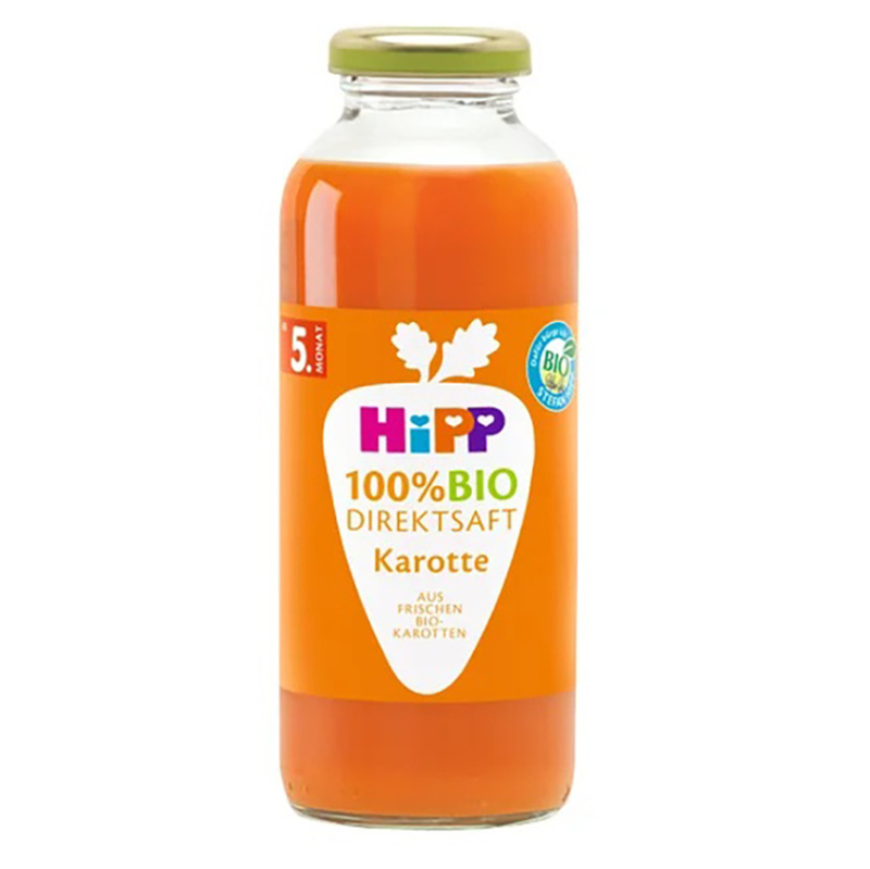 HIPP 100% Juice karotková šťáva BIO 330 ml