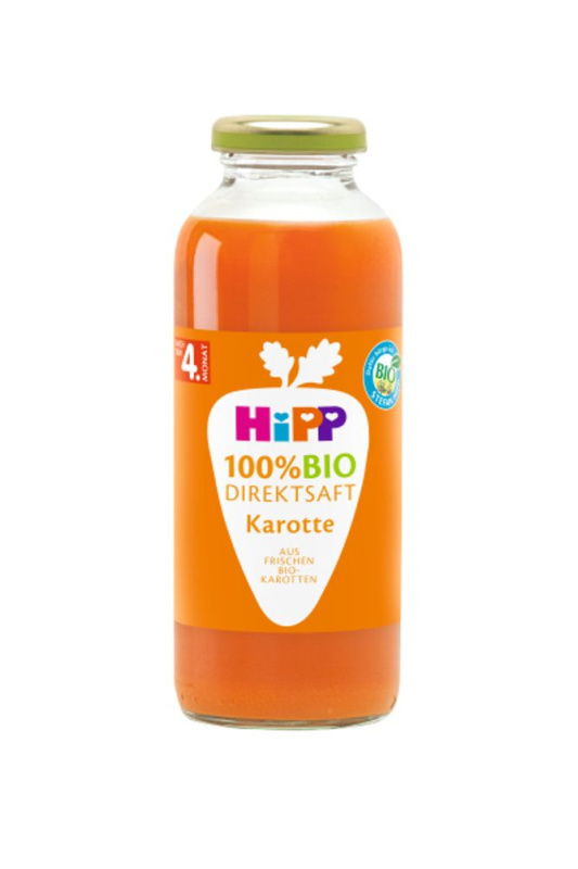 HIPP 100% Juice karotková šťáva BIO 330 ml
