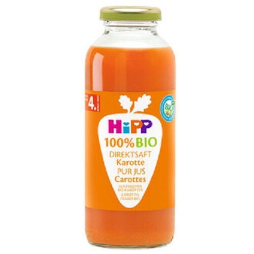 HIPP 100% Juice karotková šťáva BIO 330 ml