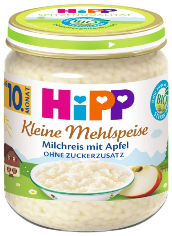 Hipp DEZERT BIO Mléčná rýže s jablky 200 g