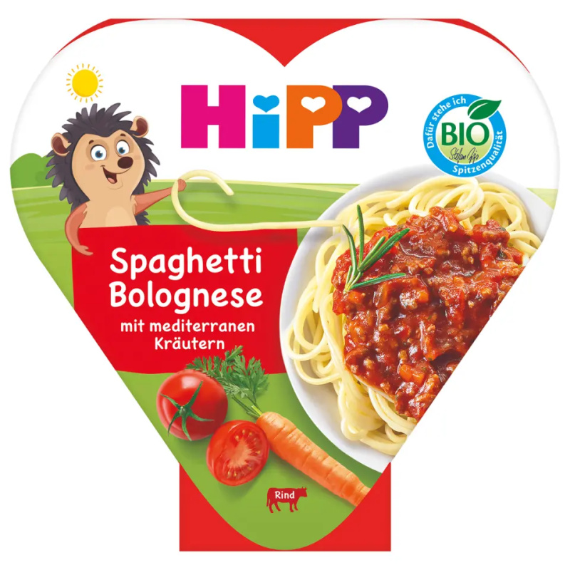 HiPP BIO Boloňské špagety v misce