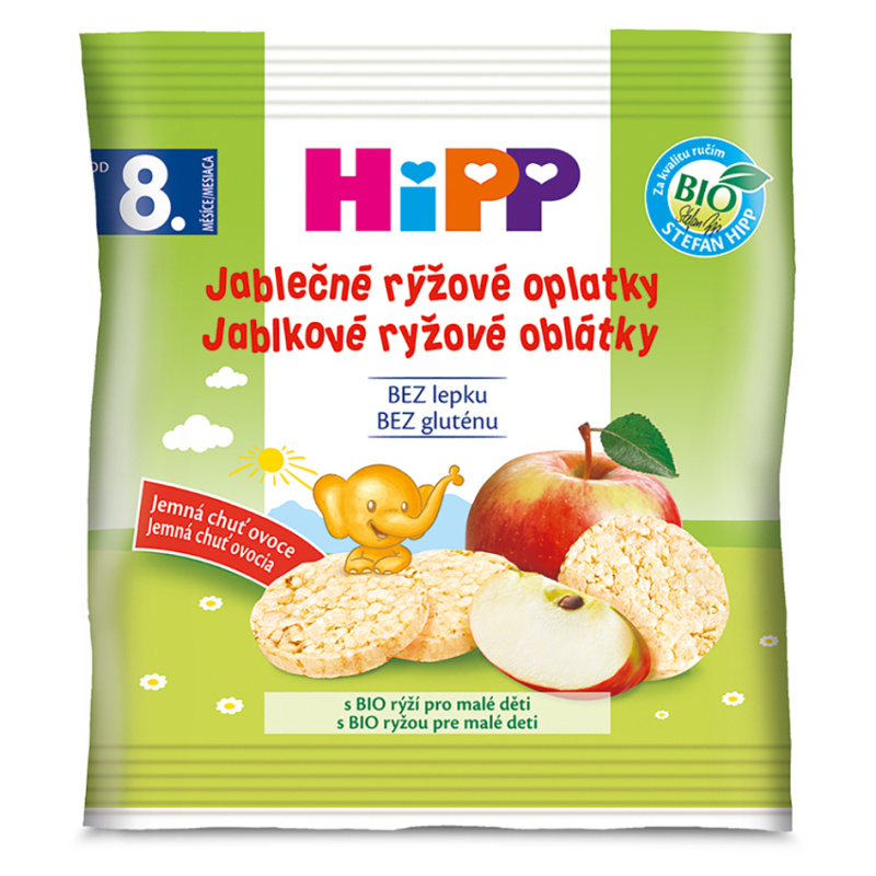 HIPP Jablečné rýžové oplatky BIO 30 g
