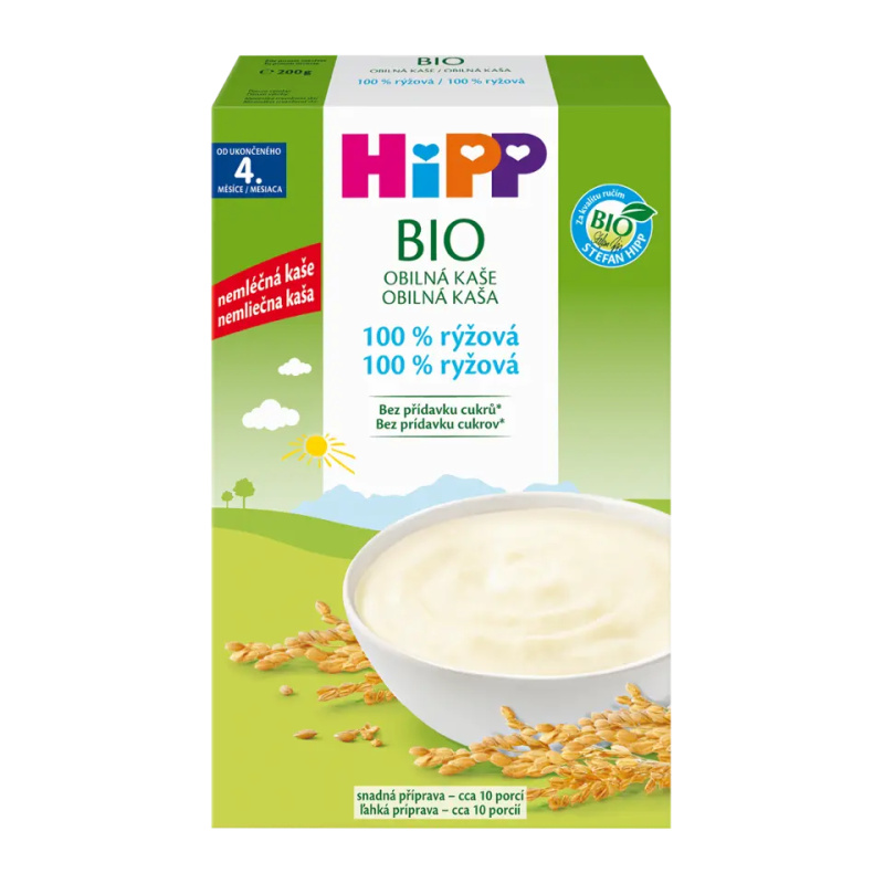 HIPP Kaše obilná 100% rýžová BIO 200 g