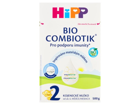 HIPP 2 Combiotik pokračovací kojenecké mléko BIO 500 g