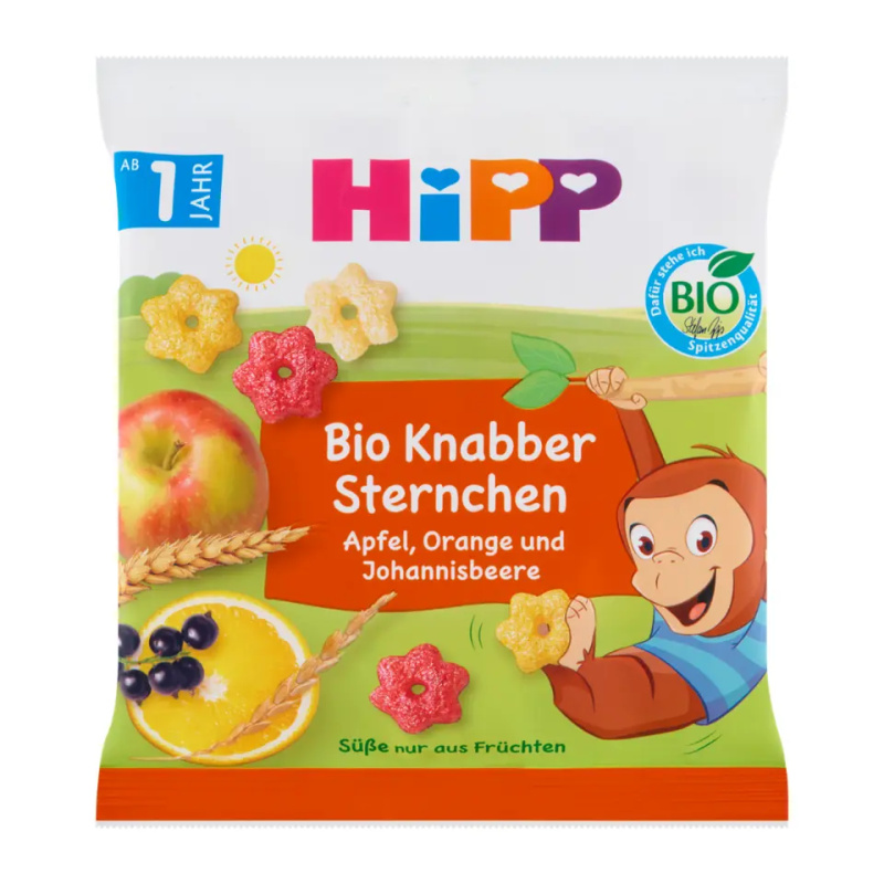HiPP BIO Dětské obilné křupky s ovocem