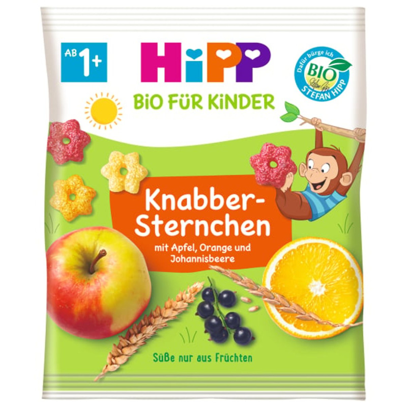 HiPP BIO Dětské obilné křupky s ovocem