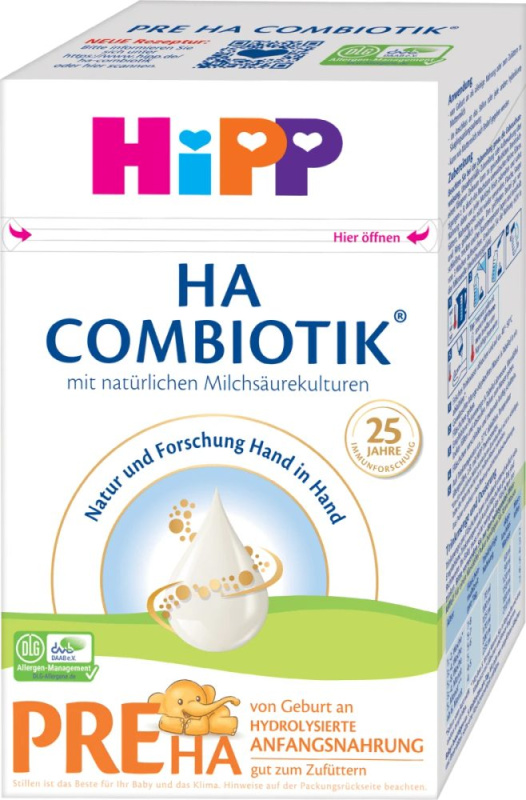 Hipp PreHA 1 Combiotik Počáteční kojenecká výživa 600 g