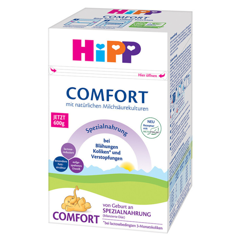 HIPP Comfort mléko speciální kojenecká výživa 600 g
