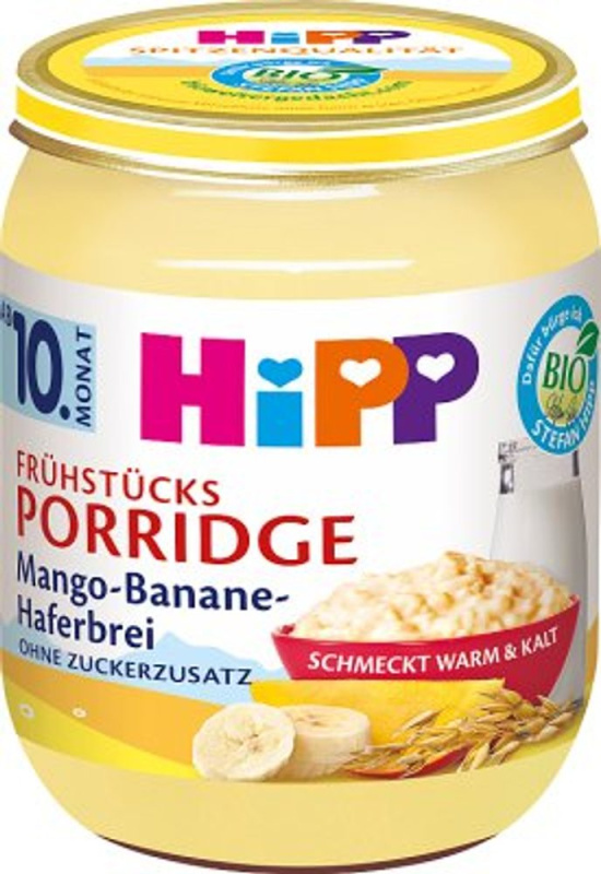 Hipp DEZERT BIO Ovesná kaše s mangem a banánem 160 g