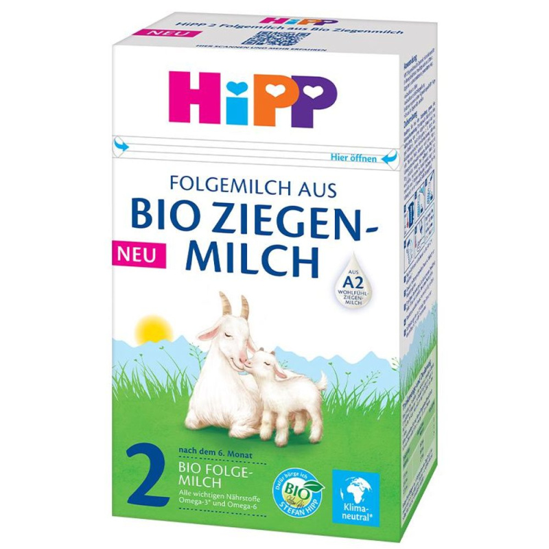 HIPP 2 Kozí mléko od 6. měsíce BIO 400 g
