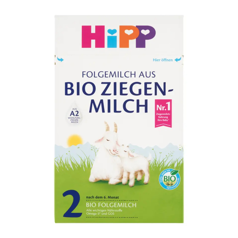 HIPP 2 Kozí mléko od 6. měsíce BIO 400 g