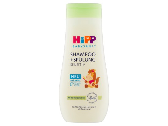 Hipp Babysanft Sensitive šampon a kondicionér pro děti od narození 200 ml