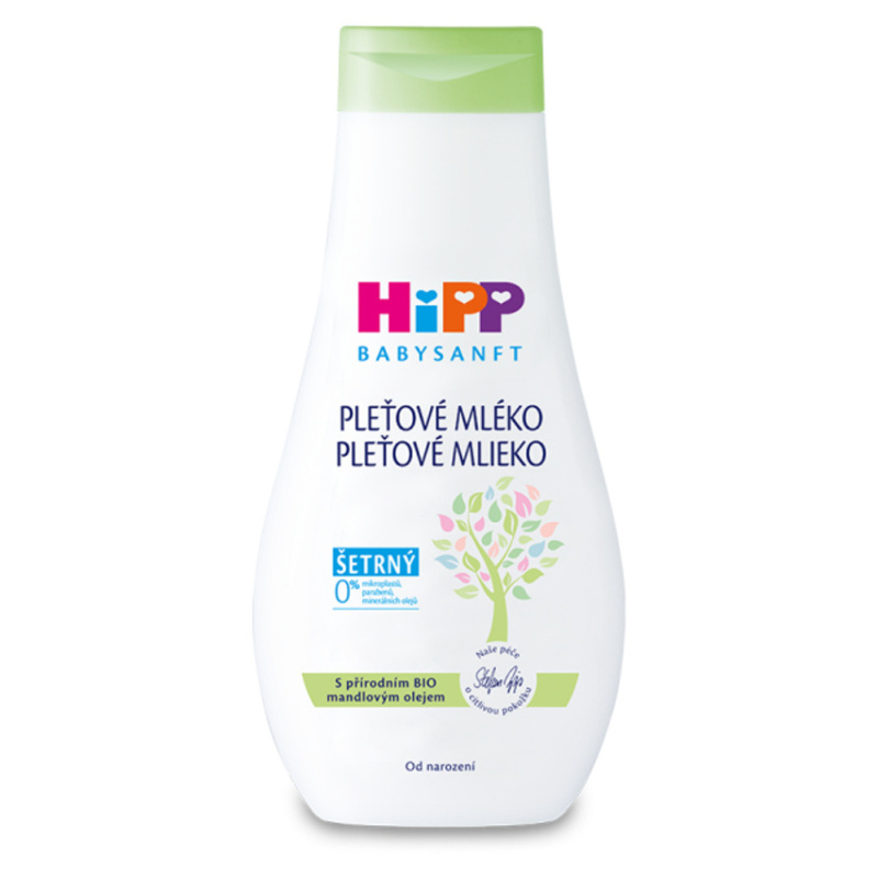 Hipp Babysanft Sensitive pleťové mléko pro děti od narození 350 ml
