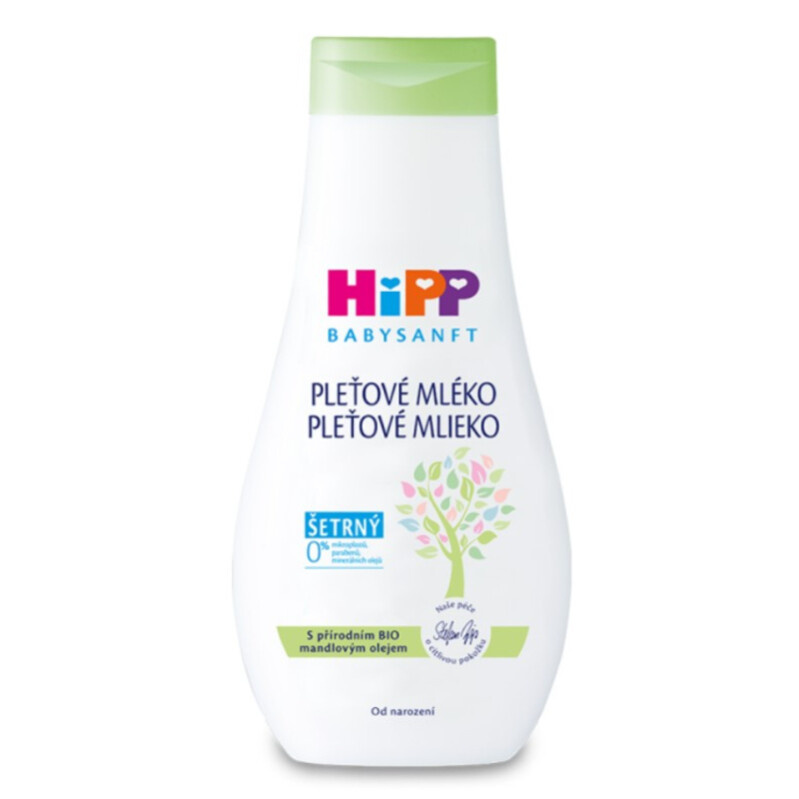 Hipp Babysanft Sensitive pleťové mléko pro děti od narození 350 ml